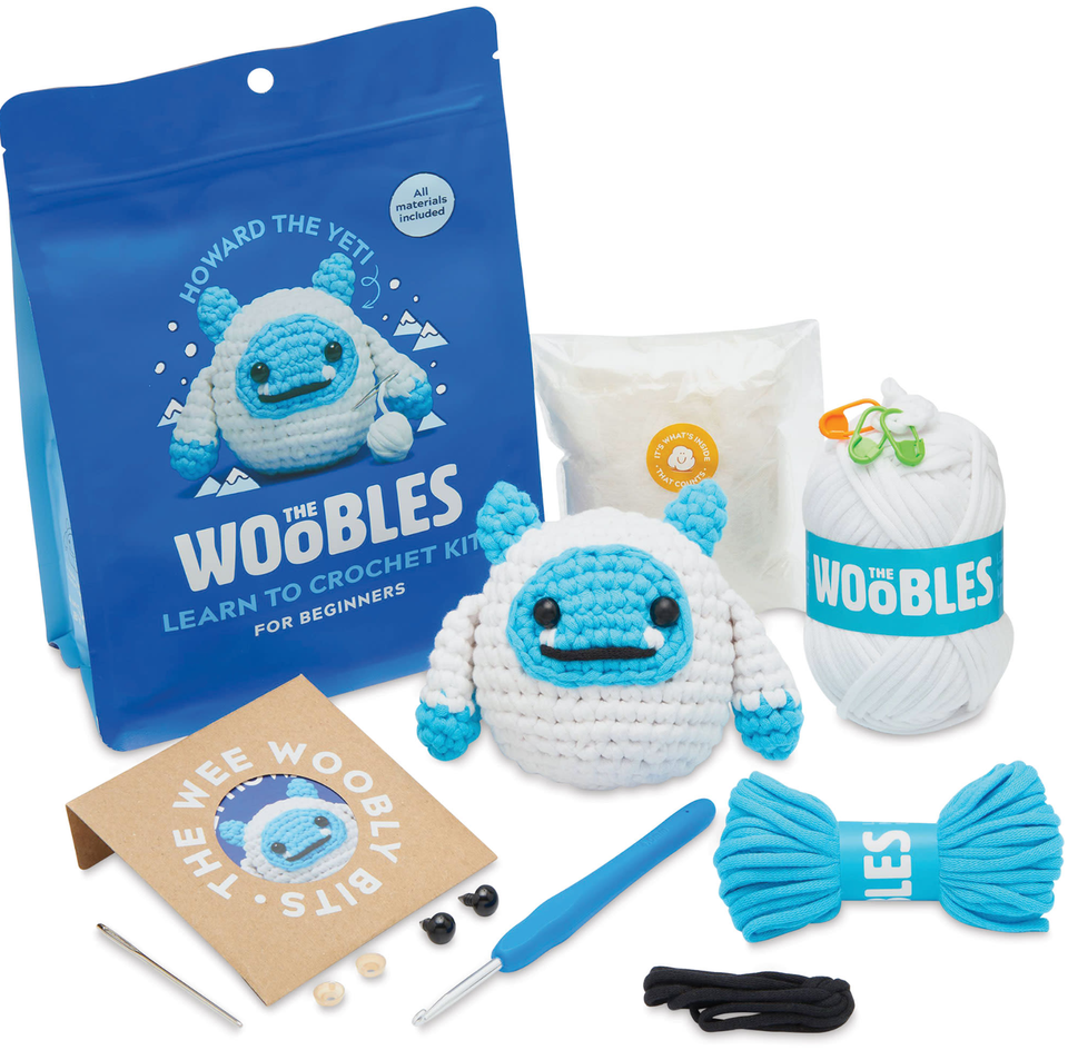 The Woobles Beginners Crochet Kit & Hook ~ All Materials Included ~ You ...