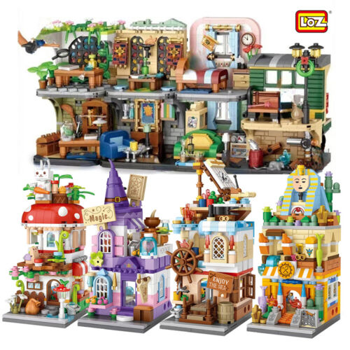 Loz Magic House Fairy Tale Mini Street Building Set Bricks Toy Gift for Children - Imagen 1 de 59