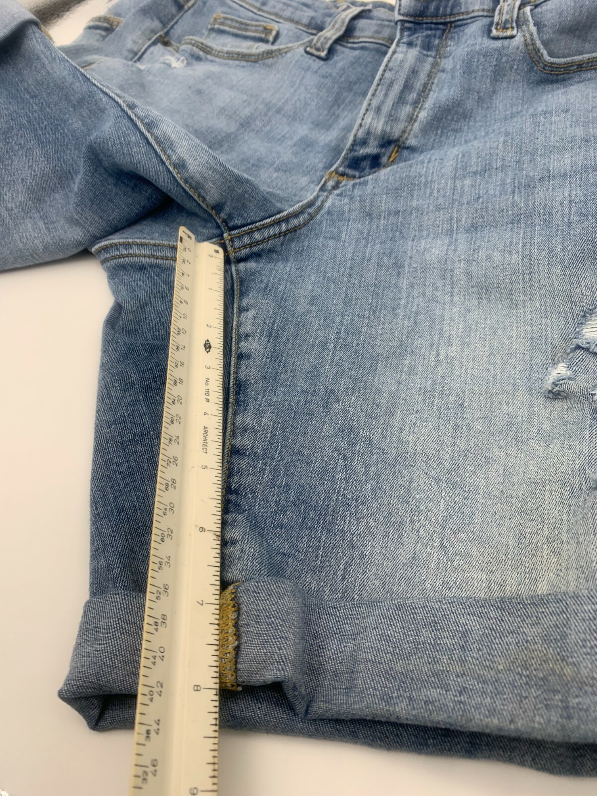 1 pr Universal Thread Classic Distressed Denim Sh… - image 7