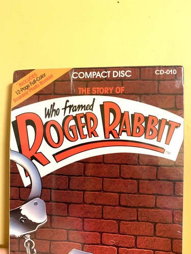 Story of Who Framed Roger Rabbit Dialogue & SOUNDTRACK CD Longbox FACTORY SEALED - Picture 4 of 4