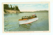 YELLOWSTONE PARK-SPEEDBOAT ADELAIDE-YELLOWSTONE LAKE-W/B-#22661-HAYNES-(#553*)