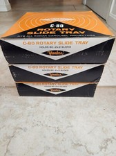 Yankee Kodak Carousel 80 Slide Rotary Slide Tray w/boxes LOT OF 3