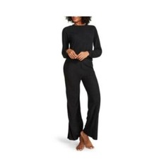 New BB Dakota Crewneck Long Sleeve Flare Pajama 2 Piece Ribbed Lounge Set U pick