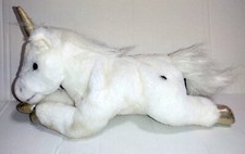 FAO Schwarz Adopt A Pet 14 Inch Toy Plush White Unicorn