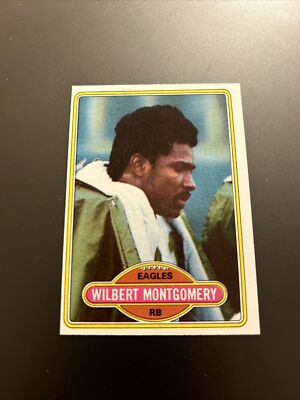 1980 Topps - #440 Wilbert Montgomery Football Card 2BB