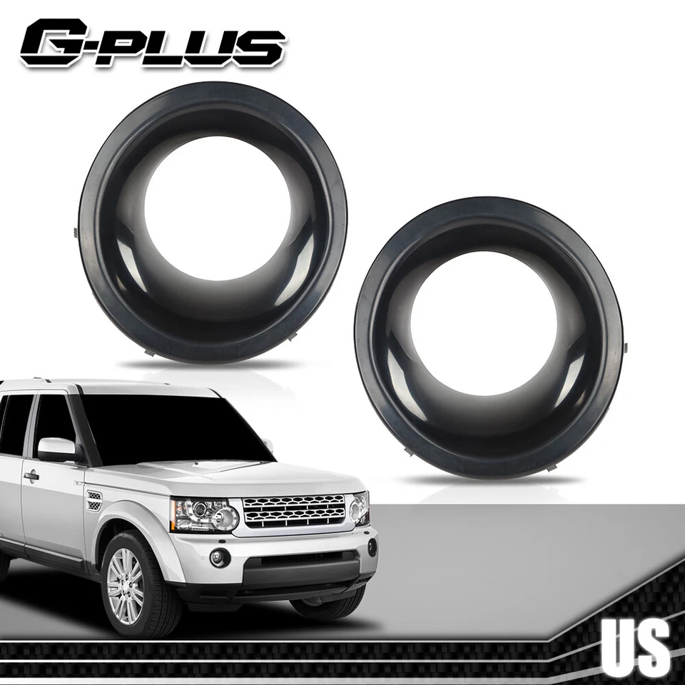 1 par de faros antiniebla bisel izquierdo y derecho negro apto para Land Rover LR4 2010-14 Foto 2 de 4