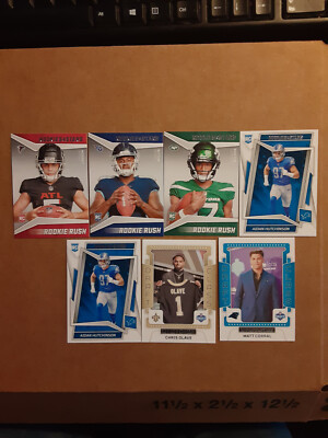 2022 PANINI FOOTBALL ROOKIES AND STARS RC LOT(7)  !