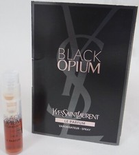 Black Opium Parfum EDP YSL Yves Saint Laurent Spray Vial .04 oz Vanilla Coffee