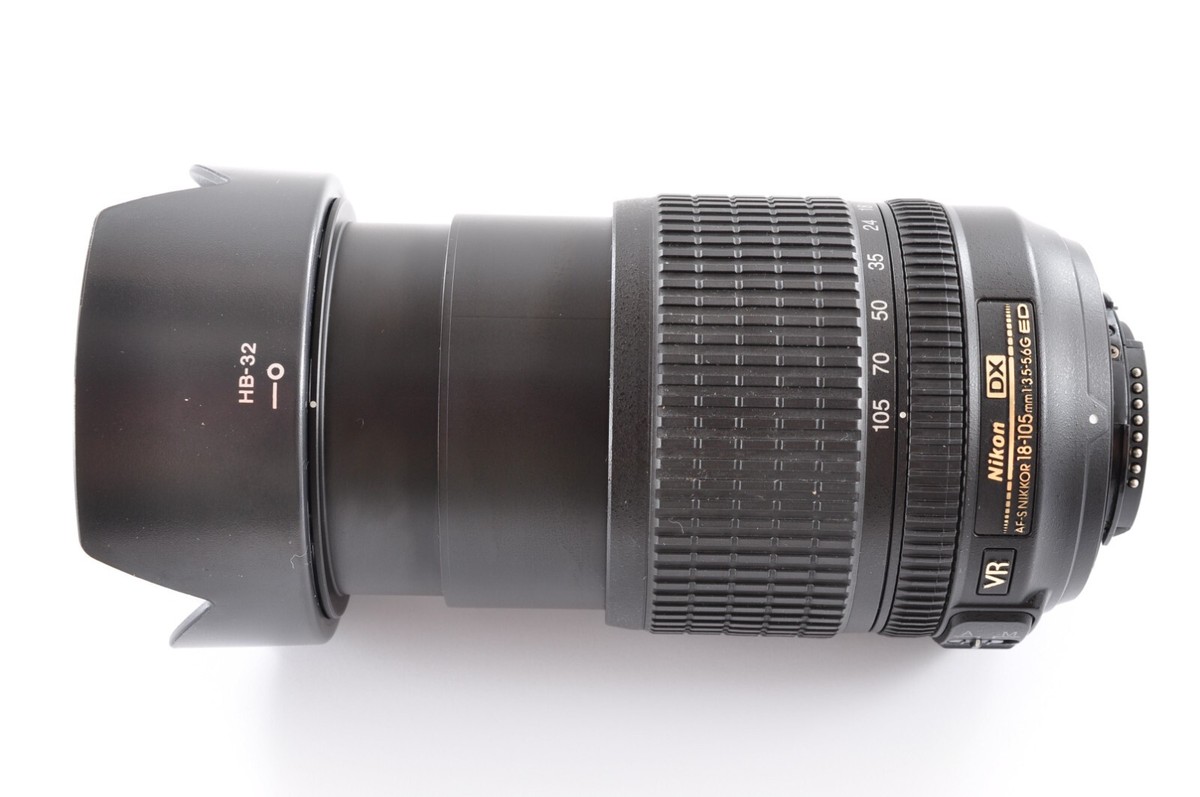 Nikon AF-S NIKKOR 18-105mm f/3.5-5.6 G ED DX VR From Japan [Near