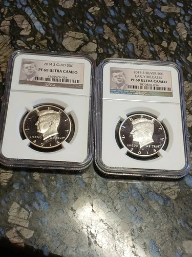 2014-S  Kennedy Silver Half Dollar NGC PF69 Ultra Cameo