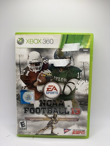 NCAA Football 13 (Xbox 360) CIB COMPLETE & TESTED