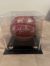 Championship Warriors CURRY DURANT AND MORE  Signed Basketball BGS COA RARE