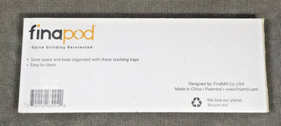 FinaMill Finapod Stackable Tray - NEW
