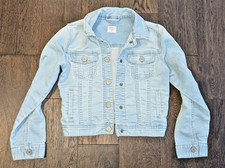 Gap Kids Denim 1969 Youth Medium Blue Jean Jacket Soft Denim