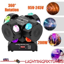 200W LED Laser Moving Head Light Rotating Stage Light DMX DJ Disco Party Stage
