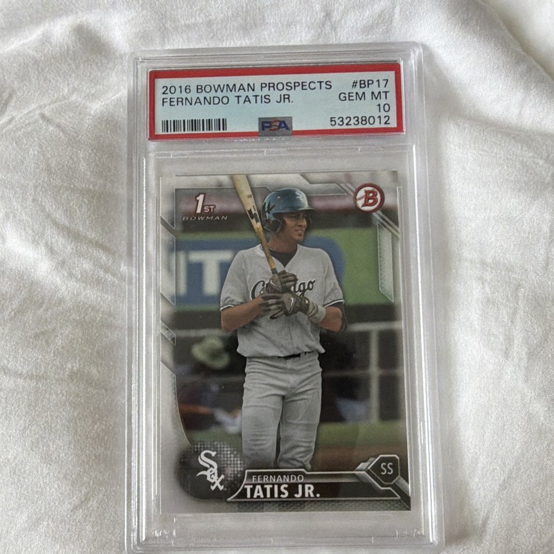 Bowman 2016 Prospects Fernando Tatís Jr. BP17 1st Bowman RC PSA 10 White Sox