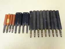 Group of 15 Western Electric Switchboard Plug-Ins