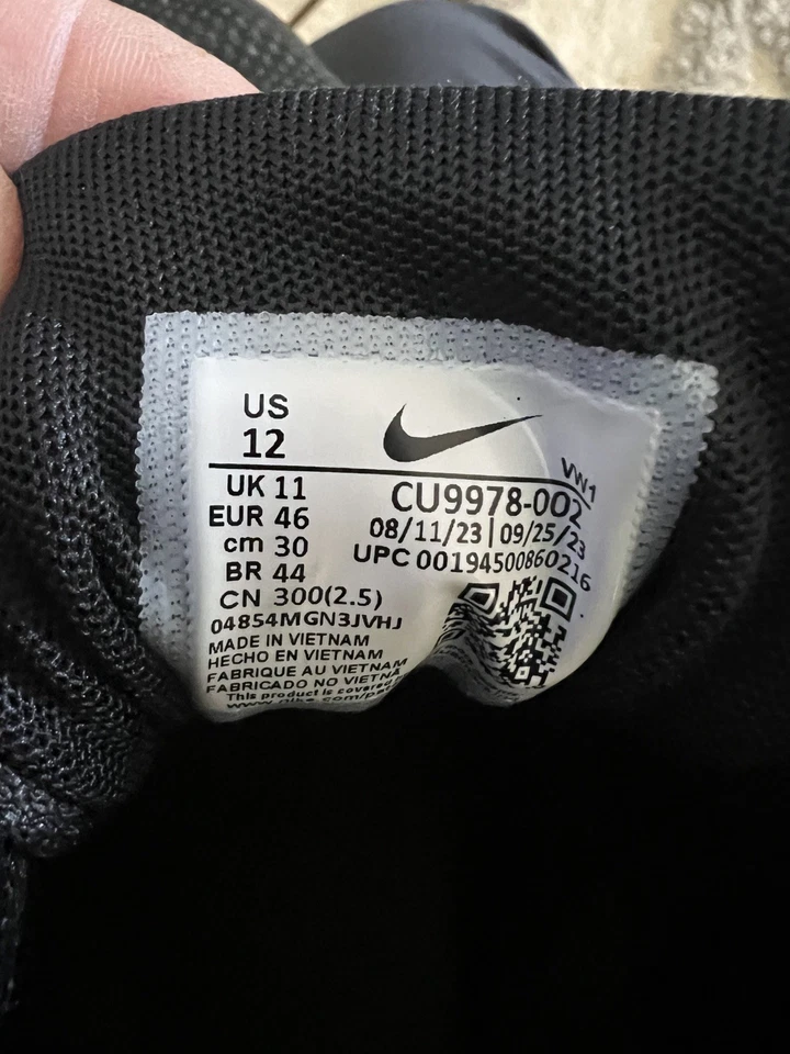 Zapatos de golf Nike Air Max 90 para hombre negros talla 12 buen estado  Foto 4 de 4