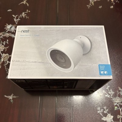 NEW OPEN BOX Google Nest Cam IQ 2 Pack Outdoor Smart Security Camera NC4200US