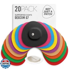 Not Just A Patch Dexcom G7 Adhesive Patches (20 Pack) – Stelo CGM Sensor Patc