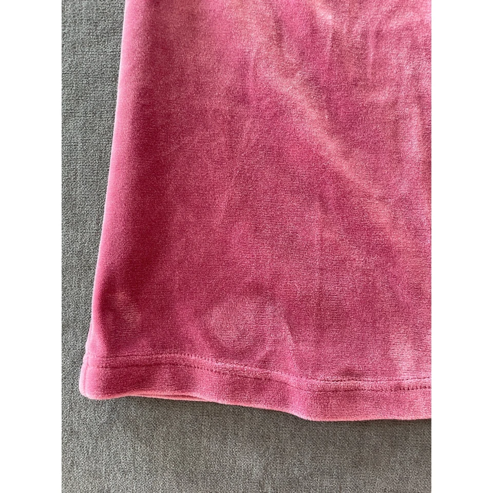 Велюр лаунж брюки женщин XXL розовый шнурок карманы Y2K уютный Athleisure - Изображение 2 из 4