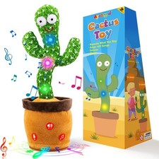 Baby Toys Dancing Talking Cactus, Mimicking Recording Cactus Toy Repeats What...