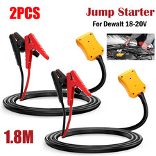 5.9FT Jumper Cable Clamps For DeWalt 20V Battery Jumper Starter 8AWG Cable