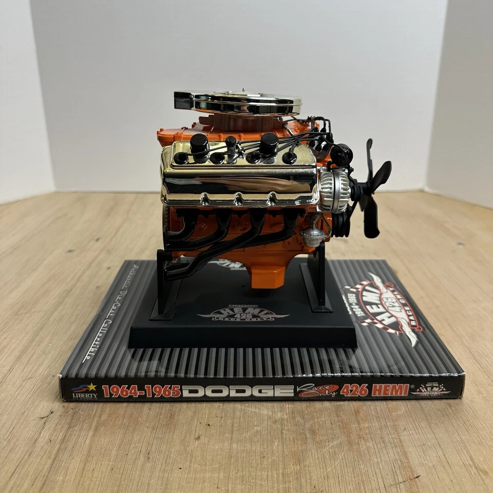 LIBERTY CLASSICS 1964-1965 DODGE 426 HEMI MOTOR DE CARRERAS FUNDIDO A PRESIÓN ESCALA 1:6 LIMITADO Foto 4 de 4