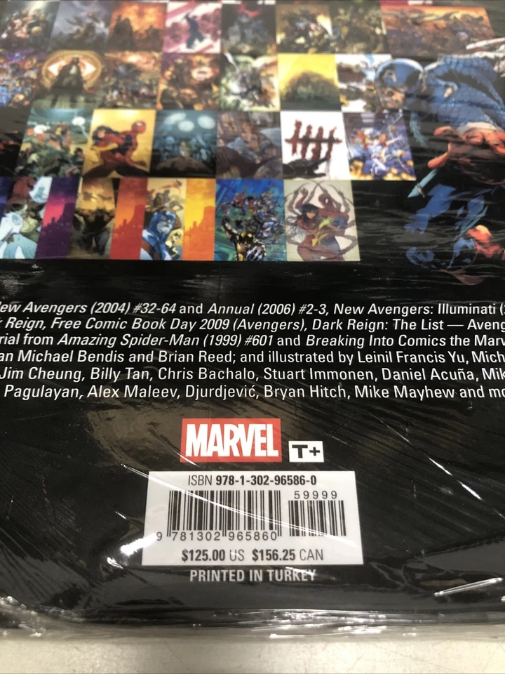 The New Avengers Vol 2 (2025) Marvel Omnibus HC | Bendis • Cheung • Yu • Immonen - Image 3 of 4