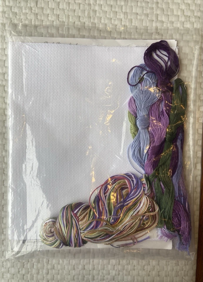 The Vermillion Stitchery Purple Pansy Angel Counted Cross Stitch Chart 126 - Image 4 of 4