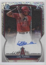 2023 Bowman Chrome Prospect Speckle Refractor /299 Luis Torres #CPA-LT Auto 0ft3