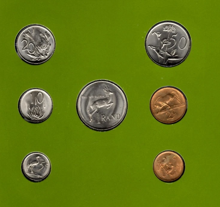 Coin Sets of All Nations South Africa UNC All 1985 1 Rand KM117 - Image 4 of 4