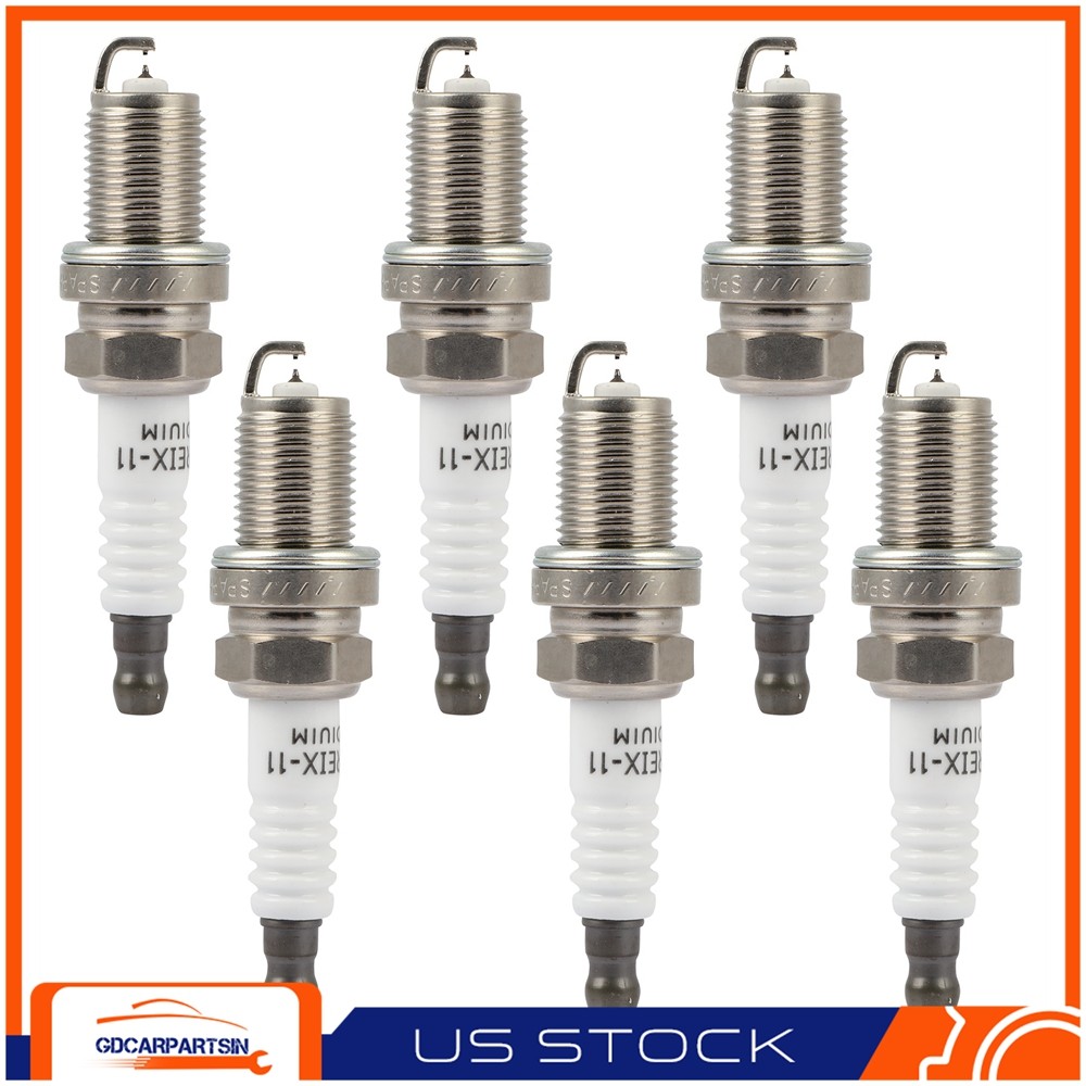 IridiumPlatinum Spark Plugs For Hyundai Santa Fe 2007-2009 Kia Sedona 6Pcs