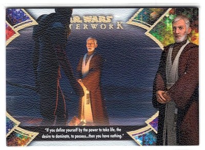 Star Wars Masterwork 2022 Canvas [25] Obi-Wan Zitate Karte OB1-10