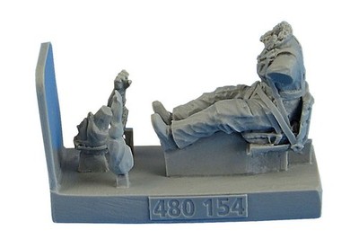 Aero Bonus 1/48 Scale Soviet Air Force Female Po-2 Pilot With Seat, Plastic Mode