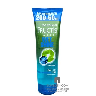 Garnier Fructis/Style Wet Shine Gel Efecto Mojado 250ml/Haarstyling/Haarpflege 