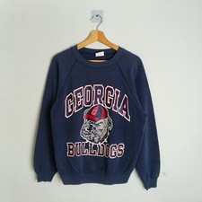 Vintage 80's Hanes Georgia Bulldogs Sweatshirt Size L