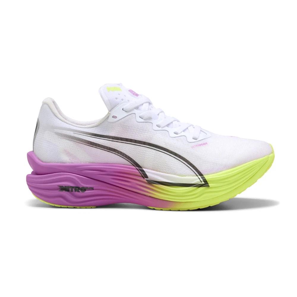Scarpe da ginnastica Puma Deviate Nitro Elite 3 running donna bianche 3098100