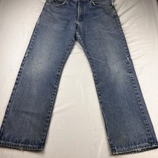 VTG 90s Lee Riders Jeans Straight Leg Blue Denim USA Union Made 36x30