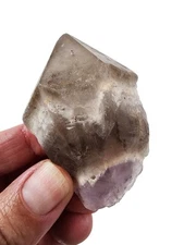 Smoky Amethyst Crystal Point Brazil 52.1 grams