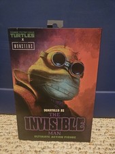 NECA TMNT x MONSTERS DONATELLO As THE INVISIBLE MAN 2022 Ninja Turtle Action...