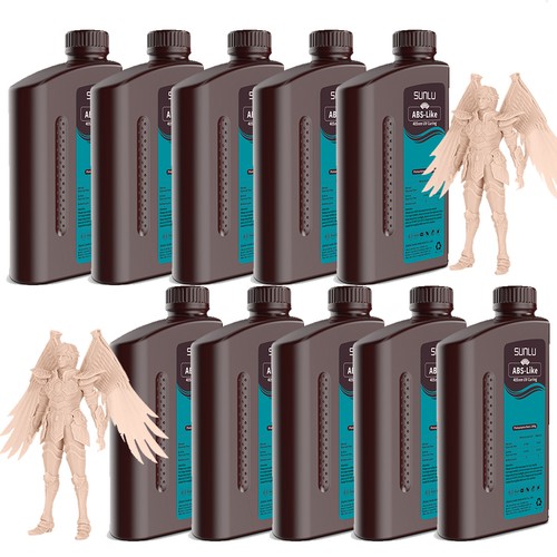 SUNLU 10KG Beige ABS-Like Resin,3D Printer Resin,Fast Curing,Strong 3D Resin