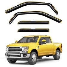 in-Channel Window Rain Guards Fit for Ford F150 2015-2020 SuperCrew/Ford