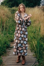 Christy Dawn The Sona Dress Solstice Patchwork Women’s Size Large Multicolor