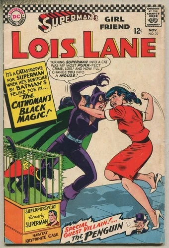 Lois Lane #70 (1966) 1st Silver Age Appearance of Catwoman VG [DC] SA
