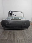 Vtg Sony CFD-S01 Stereo AM/FM Radio CD Player Cassette Portable Boombox Tested