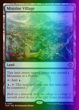 MTG Magic the Gathering Mistrise Village (261/485) Tarkir Dragonstorm LP FOIL