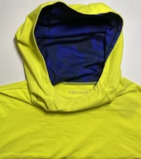 Greyson Cokato Sport Light Hoodie Pullover L yellow radium NWT $188 MFA22K74D