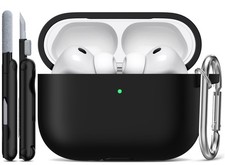 R-fun for AirPods Pro 3 Case 2025 , Soft Silicone Airpods 3, Black