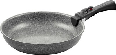 BALLARINI Pfanne Torre 24 cm ohne Deckel, abnehmbarer Griff, Keramikbeschichtung
